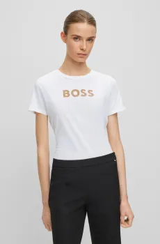 Женская белая футболка Белый XS BOSS 50468356;100