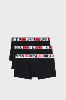 Мужские черные боксеры (3 шт) UMBX-DAMIEN Черный M Diesel 00ST3V 0DDAI