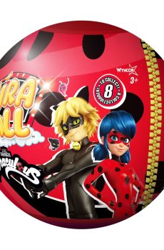 Мягкая игрушка-сюрприз Miraball Miraculous в шаре, с аксессуарами, от 3 лет, 7*7*7 см (M14112)