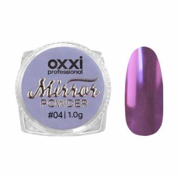 Зеркальная пудра-втирка для ногтей Oxxi Professional Mirror Powder 04, 1 г