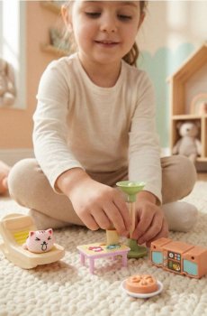 Іграшка - Фігурка кота з аксесуарами - різнобарвний