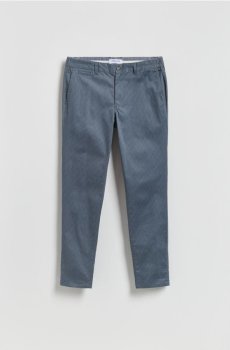 Reserved - Картаті штани-чиноси - темно-синій - YV913-95P