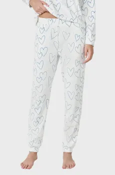 Женские белые брюки с узором DOWY Белый L Etam 6555537