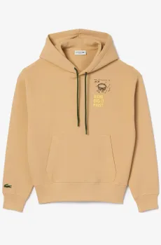 Бежевое худи (унисекс) Бежевый M Lacoste SH0146IXQ