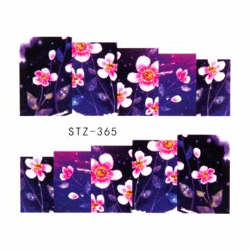 Водные наклейки для ногтей Vizavi Professional STZ-365 Водные наклейки для ногтей Vizavi Professional STZ-365
