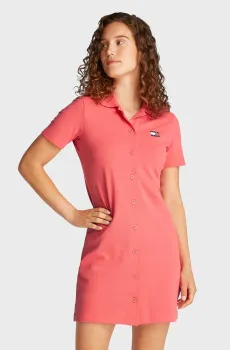 Женское розовое платье Розовый XS Tommy Jeans DW0DW20302
