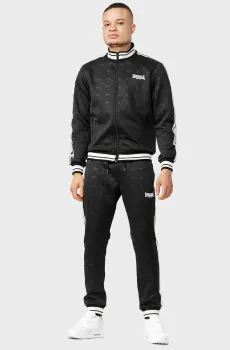 Мужской черный спортивный костюм (кофта, брюки) ASHWELL Черный XXL Lonsdale 117277