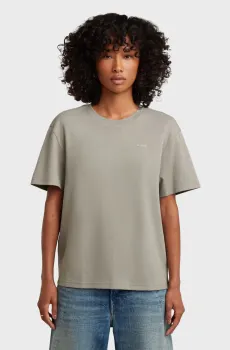 Женская серая футболка Logo Серый XS G-Star RAW D28730,D976