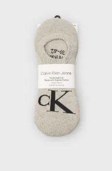 Мужские серые следы (2 пары) HIGH CUT Серый 43-46 Calvin Klein 701228809