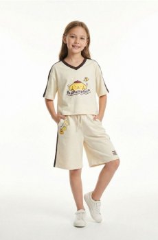 Шорти жіночі PomPomPurin - бежевий