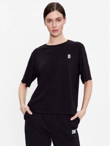 DKNY Сорочка-піжама YI2422635 Чорний Loose Fit DKNY Сорочка-піжама YI2422635 Чорний Loose Fit