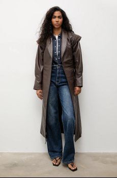 Кожаный плащ Answear.LAB