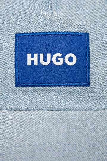 Хлопковая кепка Hugo Blue с аппликацией 50521998 Хлопковая кепка Hugo Blue с аппликацией 50521998