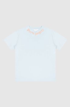 Детская голубая футболка с логотипом