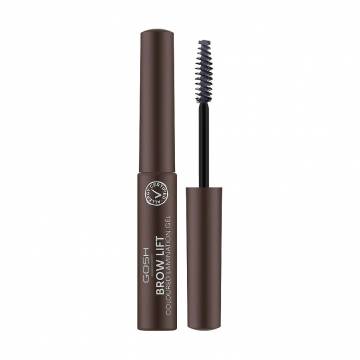 Гель для бровей GOSH Brow Lift Coloured Lamination Gel 002 Dark Brown, 6 мл Гель для бровей GOSH Brow Lift Coloured Lamination Gel 002 Dark Brown, 6 мл