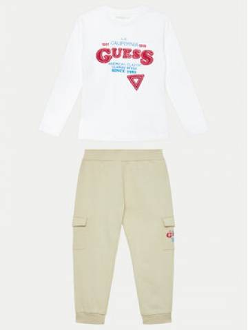 Guess Набір кофта і штани N4YG10 K8HM3 Білий Regular Fit Guess Набір кофта і штани N4YG10 K8HM3 Білий Regular Fit