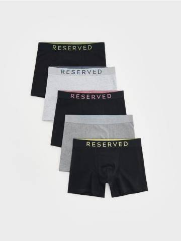Reserved - Боксери Long, 5 штук - темно-сірий - 555CS-90X Reserved - Боксери Long, 5 штук - темно-сірий - 555CS-90X