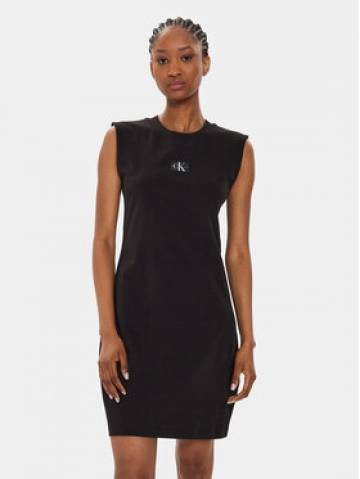 Calvin Klein Jeans Повсякденна сукня J20J223526 Чорний Regular Fit Calvin Klein Jeans Повсякденна сукня J20J223526 Чорний Regular Fit