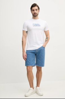 Хлопковая футболка Karl Lagerfeld