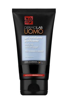 Мужской отшелушивающий гель для умывания Dermolab Uomo Purifying Exfolianting Gel для нормальной и жирной кожи, 150 мл