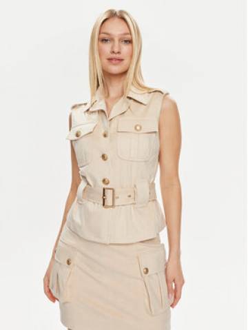 Guess Жилет Felisia W4GN55 WG6T0 Бежевий Regular Fit Guess Жилет Felisia W4GN55 WG6T0 Бежевий Regular Fit