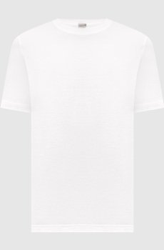 Белая футболка с леном