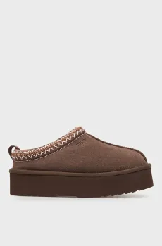 Женские темно-коричневые замшевые угги Lapua Коричневый 37 PRPY PRFAS3135W