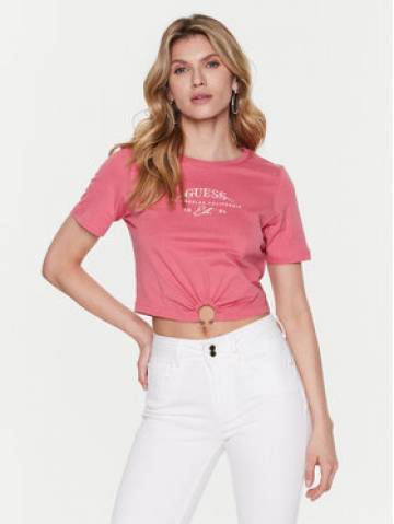 Guess Футболка Piercing W3GI23 JA914 Рожевий Boxy Fit Guess Футболка Piercing W3GI23 JA914 Рожевий Boxy Fit