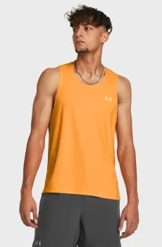 Мужская оранжевая майка UA LAUNCH ELITE SINGLET Оранжевый S Under Armour 1382608-803