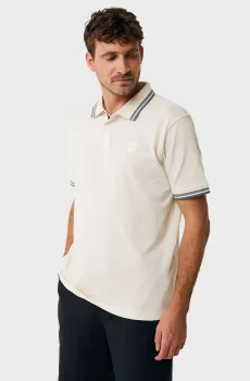 Мужское белое поло Tipping polo regular fit Белый XXL Mexx MF007101251M