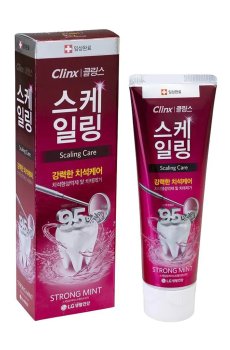 Зубная паста LG Household & Health Clinx Scaling Care Strong Mint Toothpaste с мятой, 100 г
