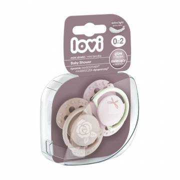 Пустышка LOVI Baby Shower Girl силиконовая, динамичная, с рождения до 2 месяцев, 2 шт (22/900girl) Пустышка LOVI Baby Shower Girl силиконовая, динамичная, с рождения до 2 месяцев, 2 шт (22/900girl)