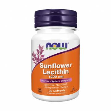Подсолнечный лецитин NOW foods Sunflower Lecithin 1200 мг, 30 капсул Подсолнечный лецитин NOW foods Sunflower Lecithin 1200 мг, 30 капсул