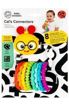 Игрушка-погремушка Baby Einstein Cals Connectors, c рождения, 9.4*5.3*14.9 см (17496)