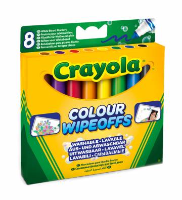 Набір фломастерів Crayola для сухого стирання 8 шт (03-8223) Набір фломастерів Crayola для сухого стирання 8 шт (03-8223)