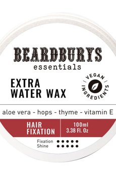 Мужской воск для волос Beardburys Essentials Extra Water Wax Сильная фиксация, 100 мл