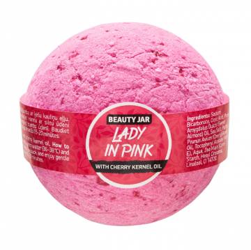Бомба для ванны Beauty Jar Lady In Pink, 200 г Бомба для ванны Beauty Jar Lady In Pink, 200 г