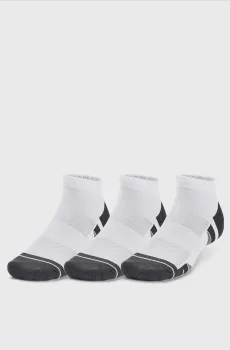 Белые носки (3 пары) UA Performance Tech 3pk Low Белый 47.5-50.5 Under Armour 1379504-100
