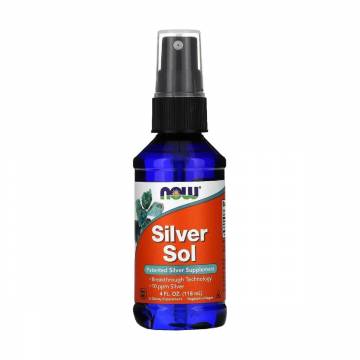 Коллоидное серебро NOW foods Silver Sol в жидкости, 118 мл Коллоидное серебро NOW foods Silver Sol в жидкости, 118 мл