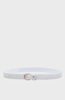 Женский белый кожаный ремень EFFORTLESS Белый 70 Tommy Hilfiger AW0AW18856