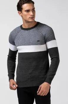 Мужской серый свитер Серый XS Lacoste AH215656G