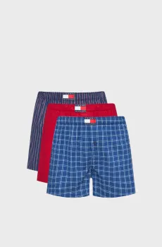 Мужские трусы (3 шт) WOVEN Разноцветный L Tommy Hilfiger UM0UM03898