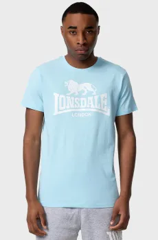 Мужская голубая футболка Голубой L Lonsdale 114081