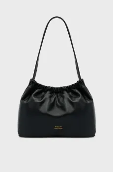 Женская черная кожаная сумка SOFT Черный ONESIZE Tommy Hilfiger AW0AW18307