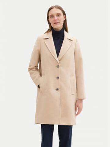 Tom Tailor Демісезонний плащ 1041493 Бежевий Regular Fit Tom Tailor Демісезонний плащ 1041493 Бежевий Regular Fit