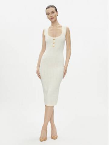 Elisabetta Franchi Трикотажна сукня AM-55Z-41E2-V460 Голубий Slim Fit Elisabetta Franchi Трикотажна сукня AM-55Z-41E2-V460 Голубий Slim Fit