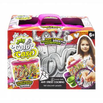 Набір для розфарбовування Danko toys My color case Love (COC-01-04U) Набір для розфарбовування Danko toys My color case Love (COC-01-04U)