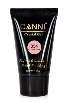 Уценка! Конструирующий гель для ногтей Canni Crystal Gel 854 Natural Pink, 45 г
