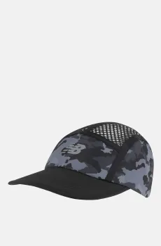 Темно-серая камуфляжна кепка Running Stash Серый ONESIZE New Balance LAH21001CMO
