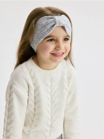 Reserved - BABIES` HEADBAND - світло-сірий - 517ED-09X Reserved - BABIES` HEADBAND - світло-сірий - 517ED-09X